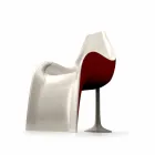 كرسي/كرسي بذراعين بتصميم Adamantx® Helled صنع في إيطاليا Viadurini