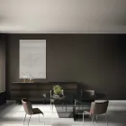 كرسي طعام بمقعد مغطى بالجلد، صنع في إيطاليا - جوليا Viadurini