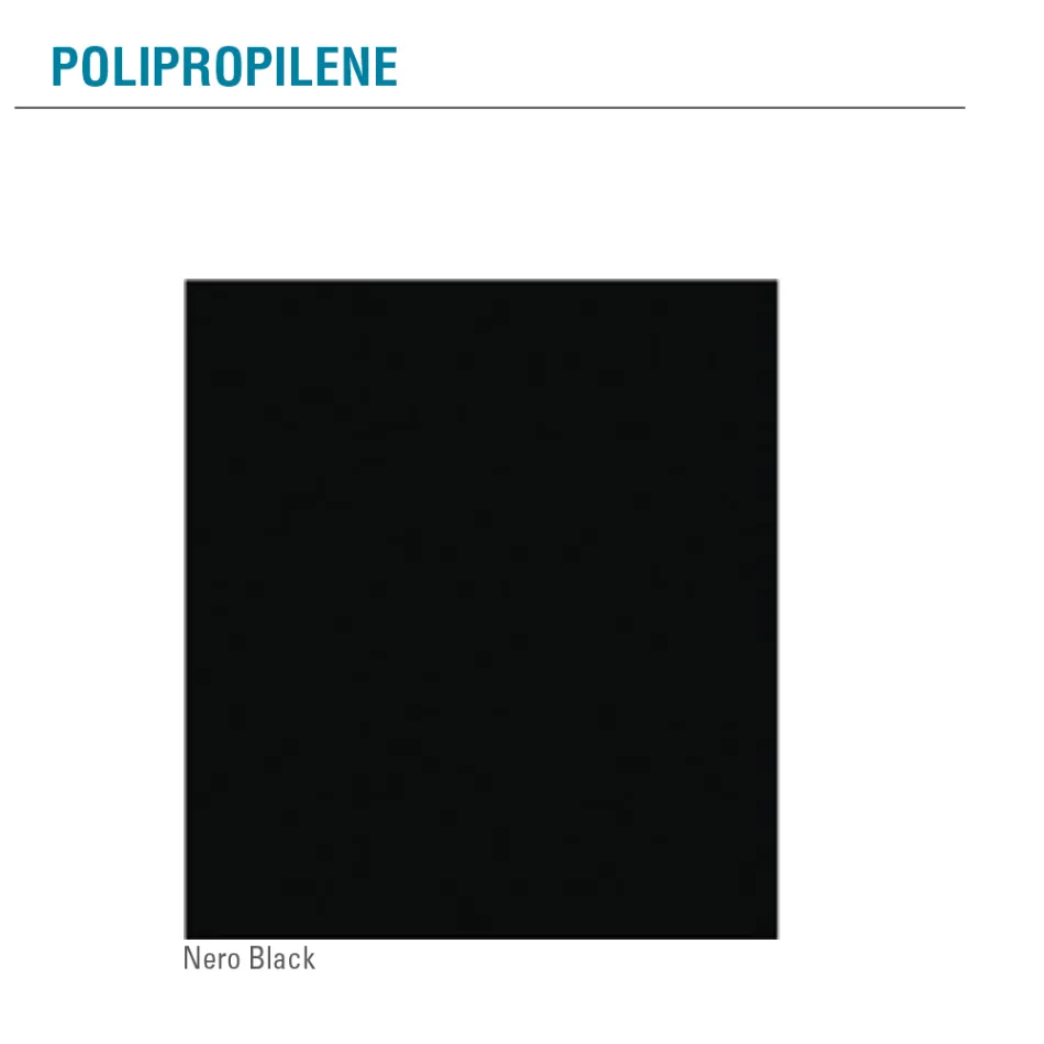 كرسي غرفة المعيشة من البولي بروبيلين الملون، صنع في إيطاليا، 4 قطع - ماربيا Viadurini