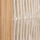 فاصل خارجي من خشب الساج والألمنيوم والحبال - رؤية Viadurini