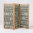 فاصل خارجي من خشب الساج والألمنيوم والحبال - رؤية Viadurini