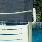 مجموعة من 4 كراسي حديقة معدنية مجلفنة وباتيلين - بريستيجيو Viadurini