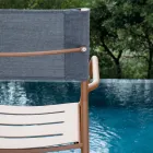 مجموعة من 4 كراسي حديقة معدنية مجلفنة وباتيلين - بريستيجيو Viadurini