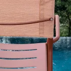 مجموعة من 4 كراسي حديقة معدنية مجلفنة وباتيلين - بريستيجيو Viadurini