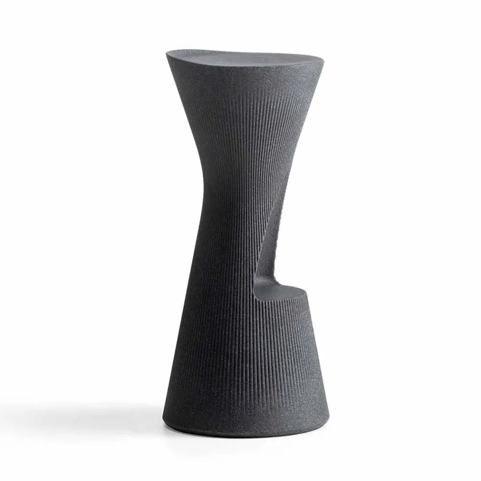 كرسي حديقة مرتفع من البولي إيثيلين الملون، صنع في إيطاليا - ديزموند Viadurini