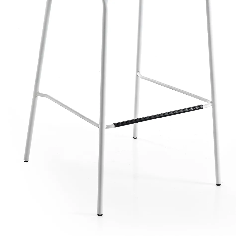 كرسي مطبخ من المخمل الملون بتصميم عصري وأنيق - بيزيه Viadurini