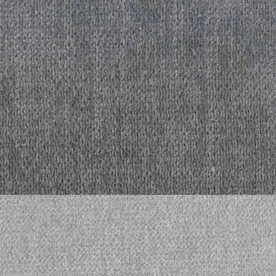 كرسي غرفة معيشة بتصميم قماش مع حافة ومعدن أنثراسيت - سكارات Viadurini