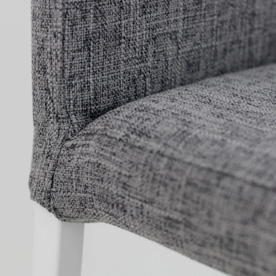 كرسي غرفة المعيشة ذو مسند ظهر منخفض مصنوع في إيطاليا - أوريتا Viadurini