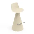 كرسي غرفة المعيشة مصنوع من البولي إيثيلين مع مسند للقدمين - بيضاوي Viadurini