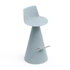 كرسي غرفة المعيشة مصنوع من البولي إيثيلين مع مسند للقدمين - بيضاوي Viadurini