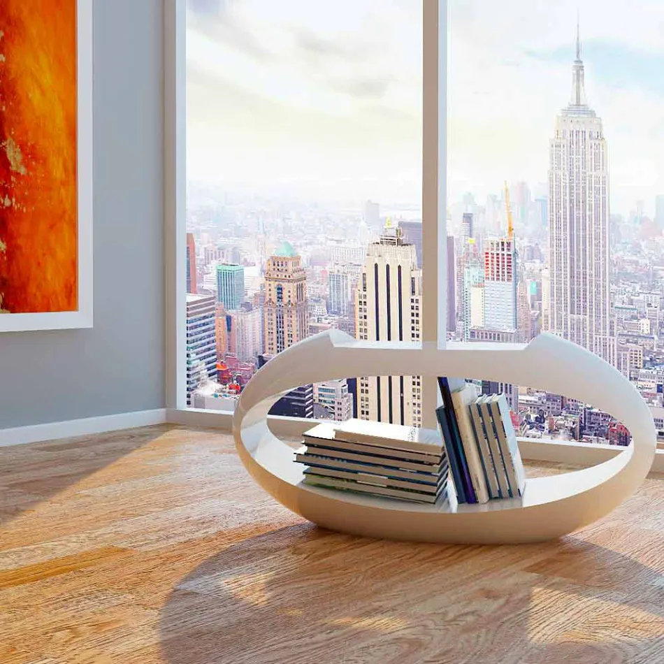 كرسي بتصميم مكتبة متكاملة من إنتاج شركة Ellix، صنع في إيطاليا Viadurini