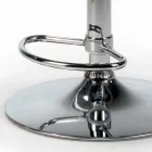 كرسي دوار بمقعد مخملي وقاعدة فولاذية، صنع في إيطاليا - أدريا Viadurini