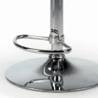 كرسي دوار بمقعد مبطن وقاعدة فولاذية، صنع في إيطاليا - أرونا Viadurini