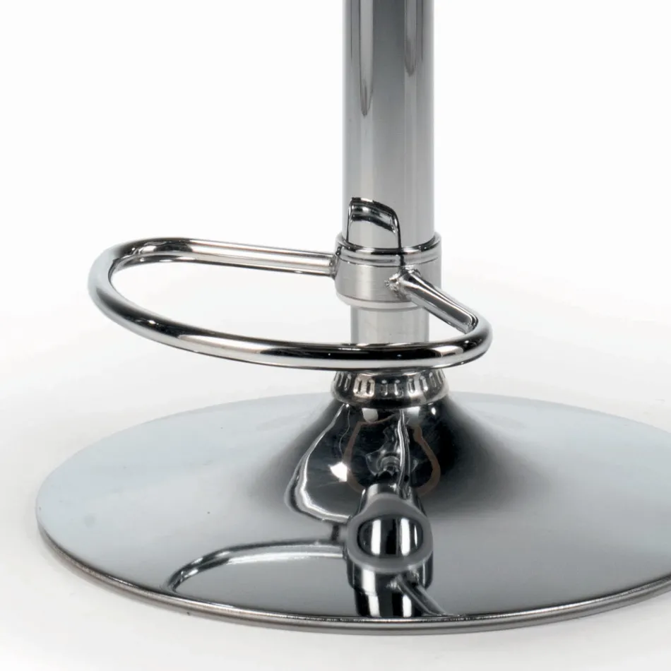 كرسي دوار بمقعد مبطن وقاعدة فولاذية، صنع في إيطاليا - أرونا Viadurini