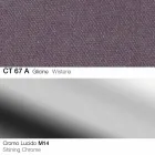 كرسي دوار مصنوع من القماش والفولاذ مع رافعة غازية، صنع في إيطاليا - ماركيزي Viadurini