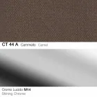 كرسي دوار مصنوع من القماش والفولاذ مع رافعة غازية، صنع في إيطاليا - ماركيزي Viadurini