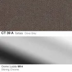 كرسي دوار مصنوع من القماش والفولاذ مع رافعة غازية، صنع في إيطاليا - ماركيزي Viadurini