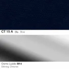 كرسي دوار مصنوع من القماش والفولاذ مع رافعة غازية، صنع في إيطاليا - ماركيزي Viadurini