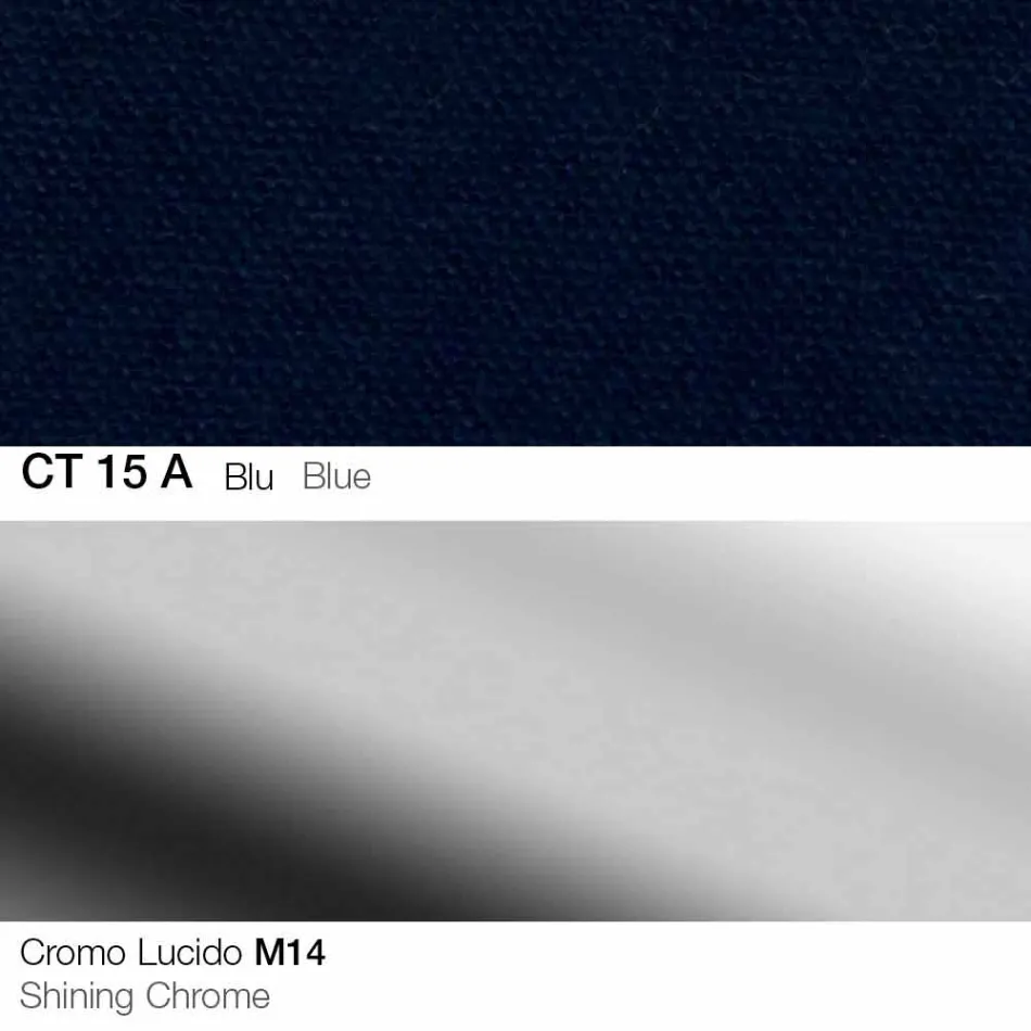 كرسي دوار مصنوع من القماش والفولاذ مع رافعة غازية، صنع في إيطاليا - ماركيزي Viadurini