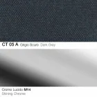 كرسي دوار مصنوع من القماش والفولاذ مع رافعة غازية، صنع في إيطاليا - ماركيزي Viadurini