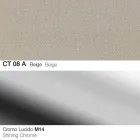 كرسي دوار مصنوع من القماش والفولاذ مع رافعة غازية، صنع في إيطاليا - ماركيزي Viadurini