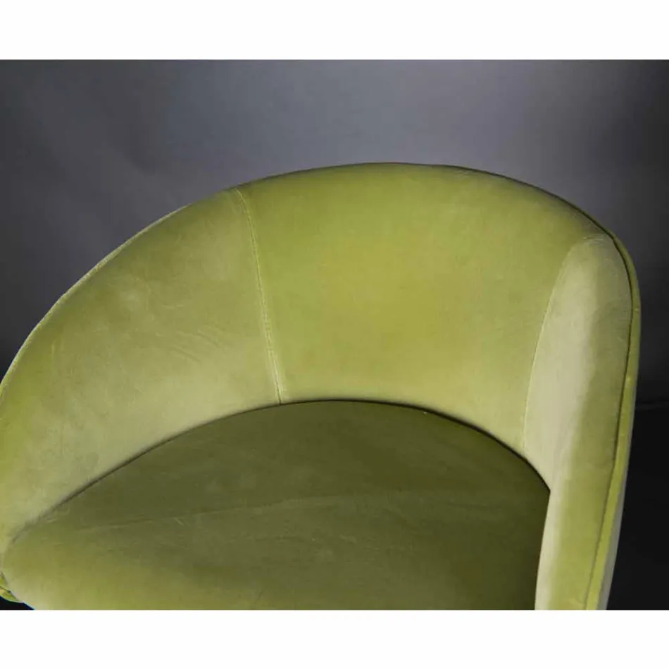 كرسي مبطن ومبطن بهيكل معدني، صنع في إيطاليا - أنتويرب Viadurini