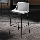 كرسي عصري ملون من المعدن والقماش، صنع في إيطاليا - ماريانيت Viadurini