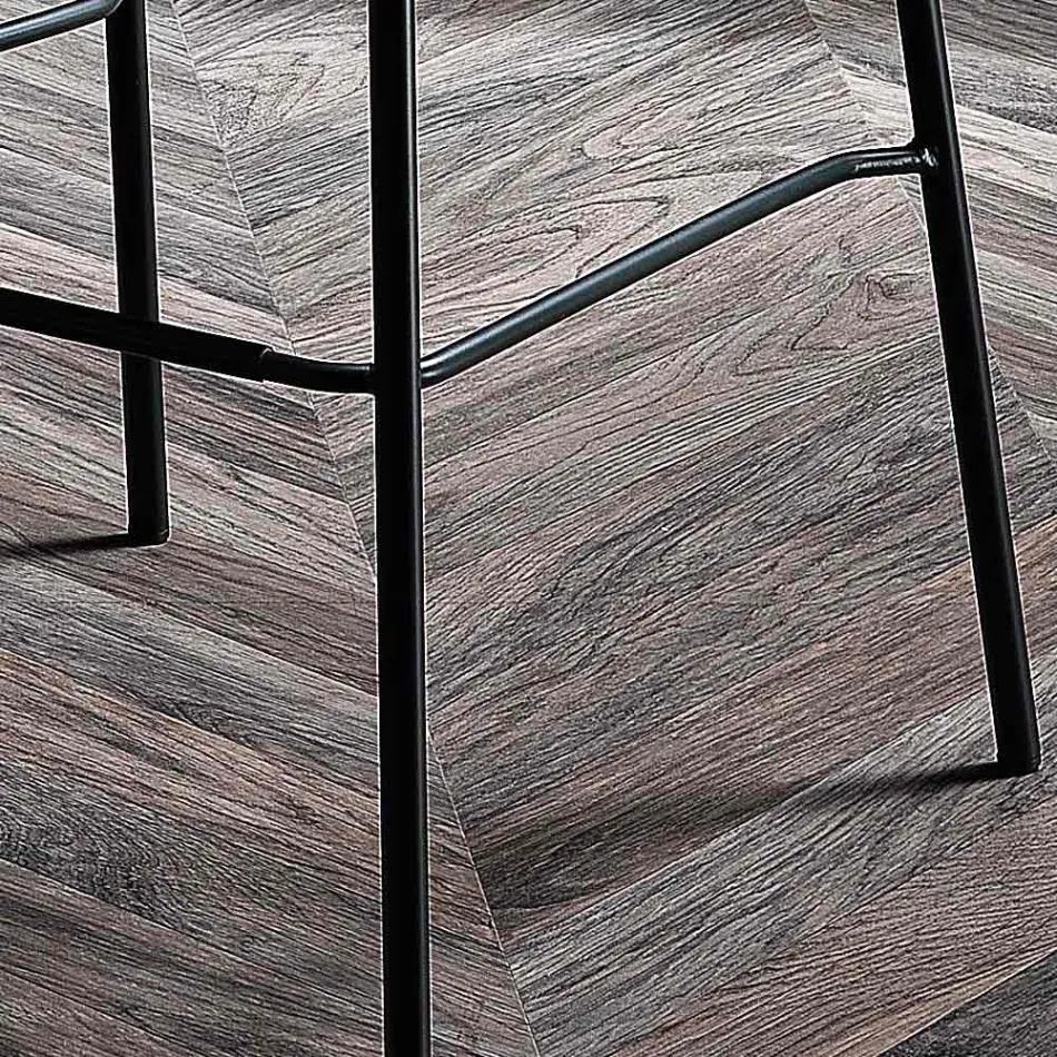 كرسي عصري ملون من المعدن والقماش، صنع في إيطاليا - ماريانيت Viadurini