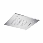 رأس دش سقفي من الفولاذ المقاوم للصدأ مزود بثلاث فتحات، صنع في إيطاليا - فريدو Viadurini