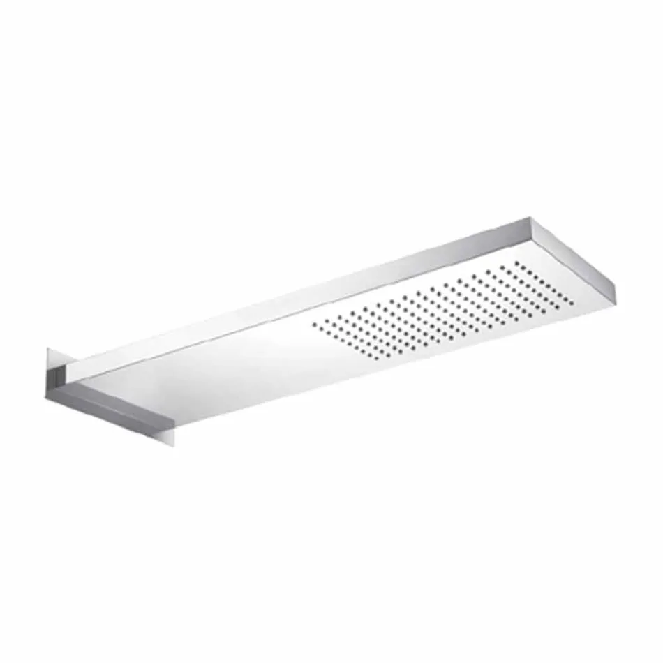 رأس دش فولاذي مزود بفوهة مطر، صنع في إيطاليا - نيروبي Viadurini