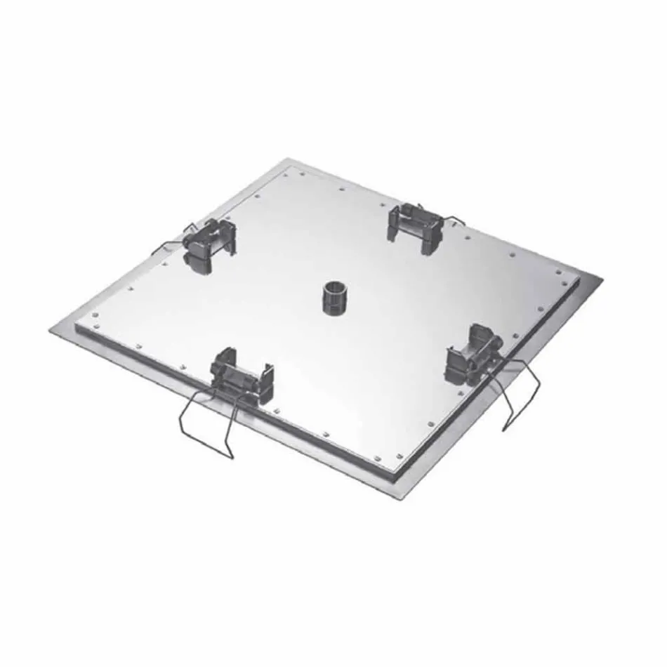 رأس دش مربع السقف مصنوع من الفولاذ في إيطاليا - نشا Viadurini