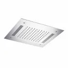 رأس دش مربع من الفولاذ المقاوم للصدأ مع تقنية العلاج بالألوان، صنع في إيطاليا - بيلبو Viadurini