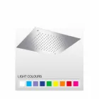 رأس دش مربع أحادي النفث مصنوع من الفولاذ المقاوم للصدأ في إيطاليا - Jet Viadurini