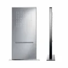 رأس دش مستطيل من الفولاذ المقاوم للصدأ مصنوع في إيطاليا - أنيتو Viadurini