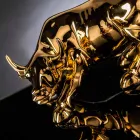 زينة سيراميكية على شكل ثور مصنوعة يدويًا في إيطاليا - بولينو Viadurini