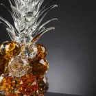 زينة كريستالية مزخرفة على شكل أناناس، صنع في إيطاليا - أناناس Viadurini