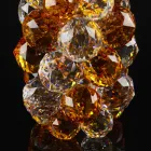 زينة كريستالية مزخرفة على شكل أناناس، صنع في إيطاليا - أناناس Viadurini