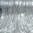 مرآة حائط فضية، خشب ذهبي حديث تم إنتاجه في إيطاليا تيودورو Viadurini