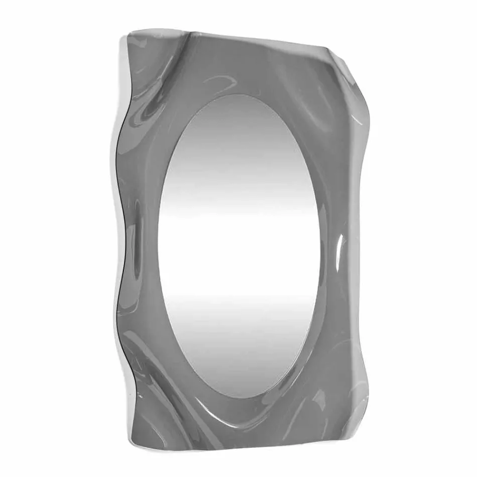 مرآة الحائط المعاصرة Smoke Diva المصنوعة في إيطاليا Viadurini