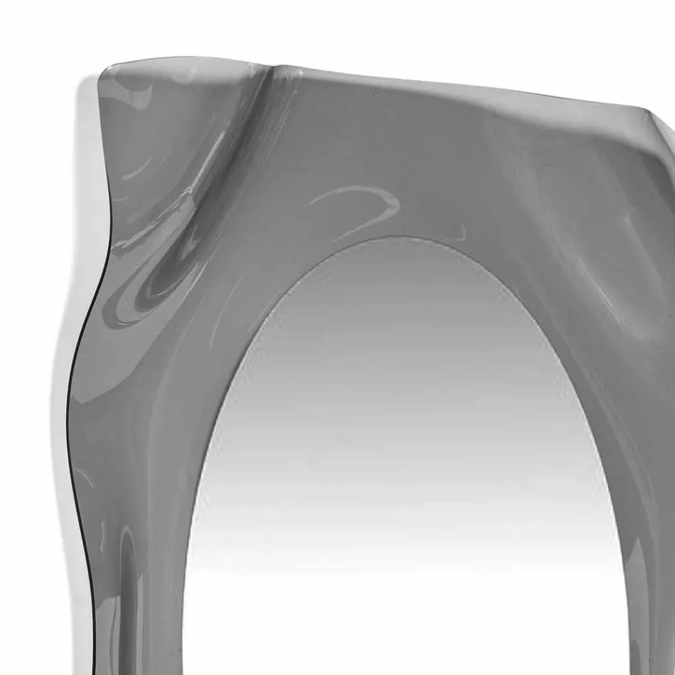 مرآة الحائط المعاصرة Smoke Diva المصنوعة في إيطاليا Viadurini