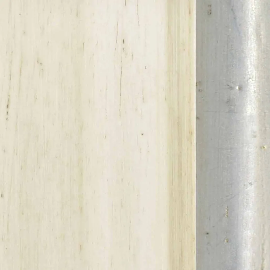 مرآة حائط خشبية حديثة مصنوعة يدويًا في إيطاليا ستيفانو Viadurini