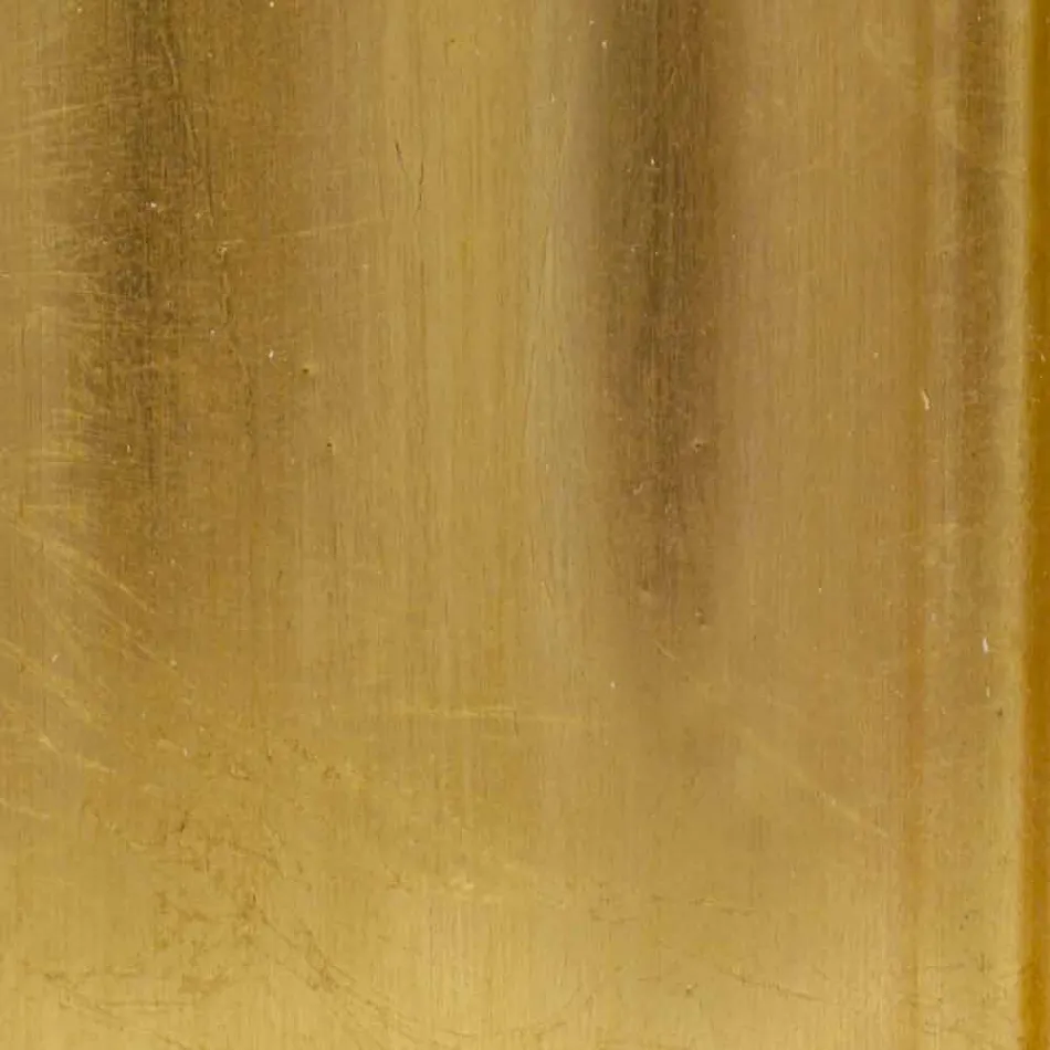 مرآة حائط فضية أو ذهبية مصنوعة في إيطاليا جوزيبي Viadurini