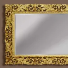 مرآة حائط خشبية بخطوط عصرية مصنوعة يدويًا في إيطاليا أليكس Viadurini