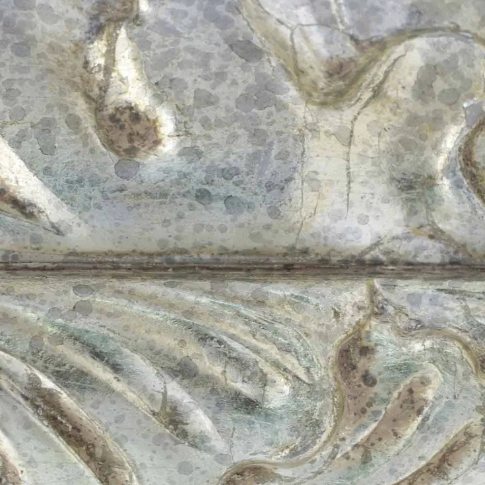 مرآة حائط خشبية مستطيلة مصنوعة يدويًا في إيطاليا من نيكولو Viadurini