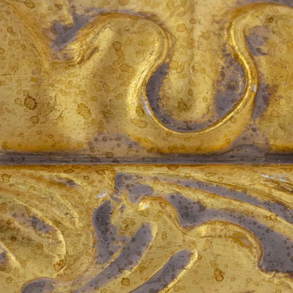 مرآة حائط خشبية مستطيلة مصنوعة يدويًا في إيطاليا من نيكولو Viadurini