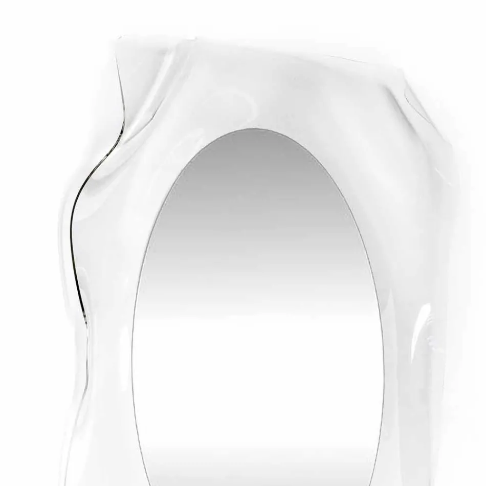 مرآة حائط شفافة بتصميم عصري من ديفا، صنع في إيطاليا Viadurini