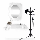 مرآة حائط شفافة بتصميم عصري من ديفا، صنع في إيطاليا Viadurini