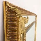 مرآة حائط مستطيلة من الخشب، صنعت في إيطاليا، فالنتينو Viadurini