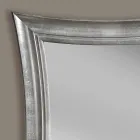 مرآة حائط خشبية مستطيلة الشكل من ساندرو مصنوعة يدويًا في إيطاليا Viadurini