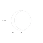 مرآة ذات قاعدة زجاجية مطلية باللون الرمادي الداكن محفورة، صنعت في إيطاليا - أوريجانو Viadurini